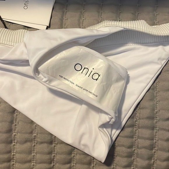 NWT ONIA Leila Bikini Bottom Solid White Large - Picture 6 of 6